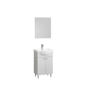 Gilda II New fürdőszoba bútor szett mosdóval, tükörrel fehér
