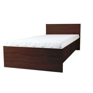 Pietro II NEW Egyszemélyes ágykeret 90x200, ágyráccsal Adormo Smart 15 cm matraccal - Wenge