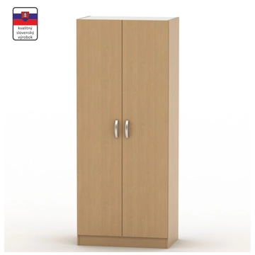 2 ajtós szekrény akasztórúd + polcok, bükk, BETTY 2  BE02-003-00