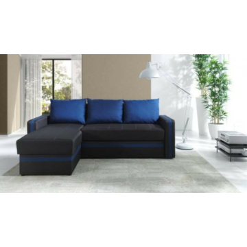 Euforia kényelmes sarok kanapé - kék
