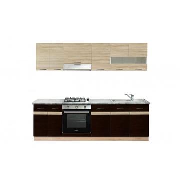 Salandra 240 konyhabútorszett Dark Sonoma
