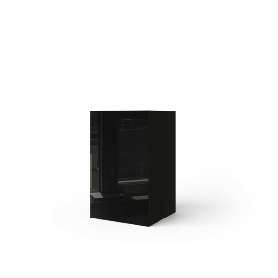Salas E2 Magasfényű nappali szekrény elem Fekete