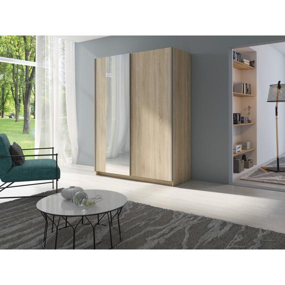 Fulton tükrös gardrób Sonoma 150 cm