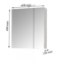 Kép 3/3 - Oglio Premium60 Fürdőszobai tükrös szekrény 60 cm fehér Led világítással fehér