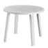 Kép 2/5 - Genova 4 személyes kerti bútor szett, fehér asztallal, 4 db Rodosz fehér székkel