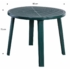 Kép 4/5 - Genova 4 személyes kerti bútor szett, zöld asztallal, 4 db Palermo zöld székkel