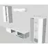 Kép 3/3 - Nappali szekrénysor, fehér, SALESA II. - Csomagolássérült