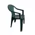 Kép 3/7 - Santorini II. New 4 személyes kerti bútor szett, zöld asztallal, 4 db Palermo zöld székkel