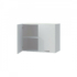 Kép 7/9 - Elba alsó-felső konyhaszekrény szett mosogatótálcával 80 cm Fehér színben