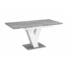 Kép 1/5 - Masiv bővíthető étkezőasztal 4-6 személyes beton/magasfényű fehér